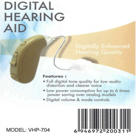 Aparat auditiv digital VHP-704 - Poarta-l cu usurinta la urechea stanga sau dreapta